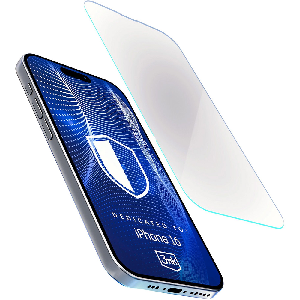 Szkło ochronne, hybrydowe 3mk FlexibleGlass Pro do Apple iPhone 16, przezroczyste